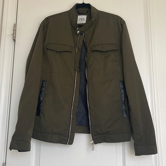 Zara Jackets & Coats Zara Mens Green Jacket Size L Poshmark